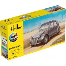 HELLER 56175 1:43 STARTER KIT CITROEN 2 CV