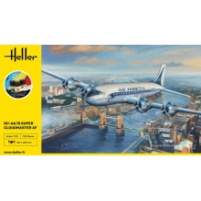 HELLER 56315 1:72 STARTER KIT DC6 SUPER CLOUDMASTER AF