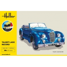 HELLER 56711 1:24 STARTER KIT TALBOT LAGO RECORD