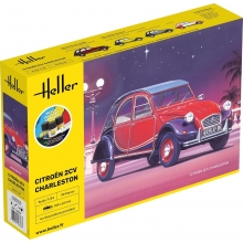 HELLER 56766 1:24 STARTER KIT CITROEN 2CV CHARLESTON