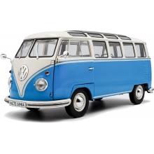 SOLIDO 1813401 1:18 VOLKSWAGEN T1 SAMBA BLUE WHITE 1962