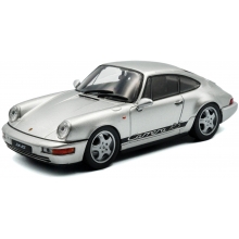 SOLIDO 4312904 1:43 PORSCHE 911 ( 964 ) RS SILVER W / BLACK STRIPE 1994