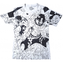 TODO POLERA ONE PIECE ACE BLANCA TALLA S