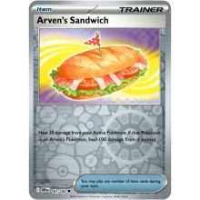 POKEMON DESTINED RIVALS CARTA ARVENS SANDWICH REVERSE