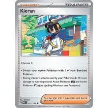 POKEMON PRISMATIC EVOLUTIONS CARTA KIERAN POCO COMUN
