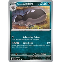 POKEMON OBSIDIAN FLAMES CARTA PALDEAN CLODSIRE POCO COMUN