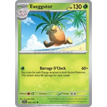 POKEMON SURGING SPARKS CARTA EXEGGUTOR REVERSE