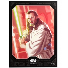 GAMEGENIC GGS15092ML STAR WARS UNLIMITED PREMIUM ART SLEEVES SET 5 QUI GON JINN