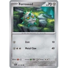 POKEMON WHITE FLARE CARTA FERROSEED COMUN