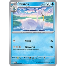 POKEMON WHITE FLARE CARTA SWANNA REVERSE