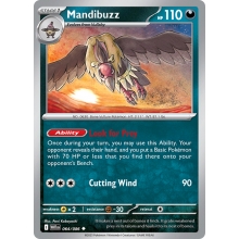 POKEMON WHITE FLARE CARTA MANDIBUZZ POCO COMUN