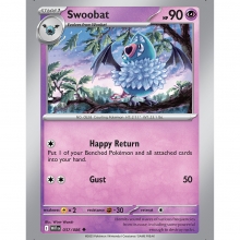 POKEMON WHITE FLARE CARTA SWOOBAT POCO COMUN