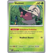 POKEMON WHITE FLARE CARTA SHELMET COMUN
