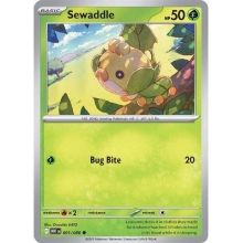 POKEMON WHITE FLARE CARTA SEWADDLE COMUN