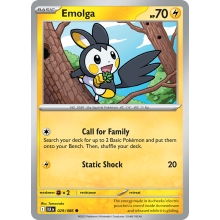 POKEMON CARTA EMOLGA REVERSE