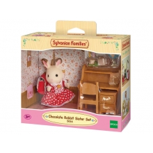 SYLVANIAN 05016 SET DE ESCRITORIO FREYA CONEJO CHOCOLATE