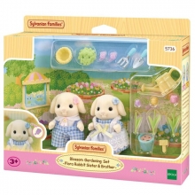 SYLVANIAN 05736 SET HERMANOS CONEJO FLORA