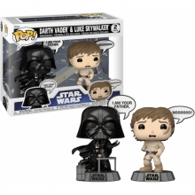 FUNKO 83594 POP STAR WARS SAYINGS VADER & LUKE 2 PACK