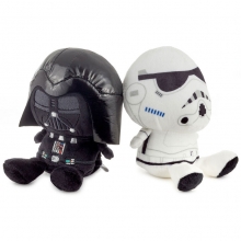 HALLMARK BETTER TOGETHER STAR WARS DARTH VADER AND STORMTROOPER MAGNETIC PLUSH