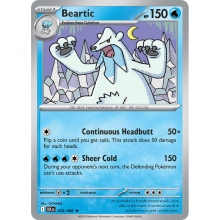 POKEMON BLACK BOLT CARTA BEARTIC HOLO