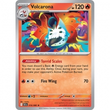POKEMON BLACK BOLT CARTA VOLCARONA HOLO