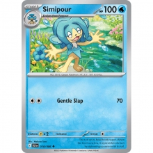 POKEMON BLACK BOLT CARTA SIMIPOUR POCO COMUN