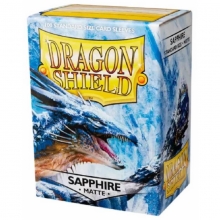 DRAGON SHIELD SLEEVES STANDARD SIZE MATTE 100 SAPPHIRE