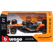 BURAGO 38249 1:43 RACE FORMULA MCLAREN MCL39 W HELMET ( 2025 ) NORRIS 4