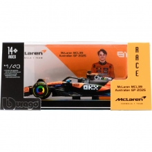 BURAGO 38249 1:43 RACE FORMULA MCLAREN MCL39 W HELMET ( 2025 ) PIASTRI 81