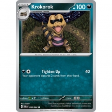 POKEMON BLACK BOLT CARTA KROKOROK COMUN