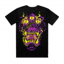 PAULFELMER POLERA NEGRA GATO ROSADO PAUL FELMER TALLA XXL