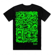 PAULFELMER POLERA NEGRA 8 OJOS VERDE PAUL FELMER TALLA M