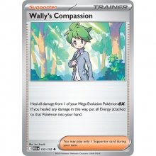 POKEMON MEGA EVOLUTION CARTA WALLYS COMPASSION POCO COMUN