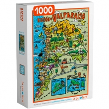 LAPUZZLERA PUZZLE REGION DE VALPARAISO 1000 PIEZAS