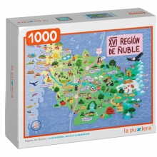 LAPUZZLERA PUZZLE REGION DEL ÑUBLE 1000 PIEZAS
