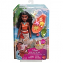 MATTEL JFC40 DISNEY PRINCESA MOANA CON TORTUGA BEBE