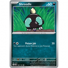POKEMON MEGA EVOLUTION CARTA SHROODLE REVERSE HOLO