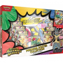 POKEMON TCG MEGA EVOLUTION ASCENDED HEROES PREMIUM POSTER COLLECTION MEGA LUCARIO EX ESPAÑOL