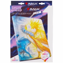 GAMEGENIC GGS31070ML MTG LORWYN ECLIPSED ZIP UP ALBUM 18 POCKET CELESTIAL REUNION
