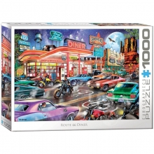 EUROGRAPHICS 6000-6139 ROUTE 66 DINER BY PD MORENO 1000 PIEZAS