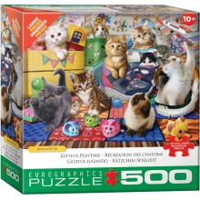 EUROGRAPHICS 8500-6143 KITTENS PLAYTIME BY A FARLEY 500 PIEZAS