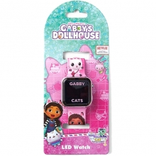 AT GAB4078 GABBYS DOLLHOUSE CATS LED WATCH W PRINTED STRAPS