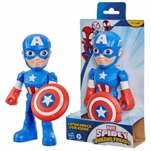 HASBRO G2462 SPIDEY AND HIS AMAZING FRIENDS SUPERSIZED CAPT AMERICA SR