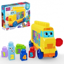 MATTEL JKG34 MEGA BLOKS BILD & COUNT AUTOBUS DE JUGUETE