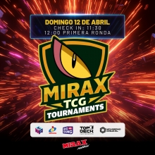 POKEMON MIRAX TCG TOURNAMENTS 19 FECHA 12 DE ABRIL 2026