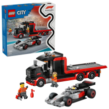 LEGO 60493 CITY CAMION DE EXPOSICION DE F1 CON COCHE DE CARRERAS AUDI F1