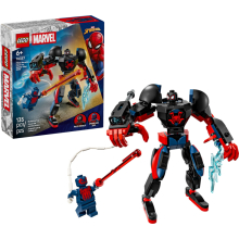 LEGO 76337 MARVEL SPIDERMAN ARMADURA ROBOTICA DE MILES MORALES VS SPIDER MAN 2099
