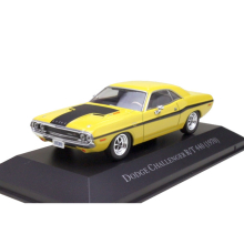 MAGAZINE USDODGE 1:43 1970 DODGE CHALLENGER R T 440, YELLOW BLACK