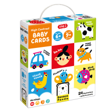 BANANAPANDA 76277 HIGH CONTRAST BABY CARDS STEP 2