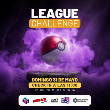 POKEMON LEAGUE CHALLENGE 8 FECHA DOMINGO 31 DE MAYO 2026